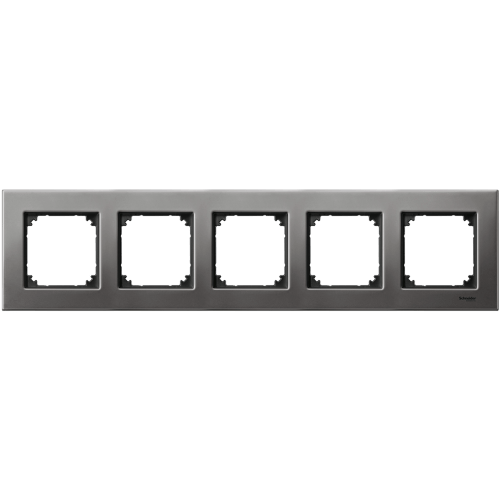 SCHNEIDER ELECTRIC MTN403514 РАМКА ПЕТОРНА МЕТАЛ РОДИЙ M-ELEGANCE MERTEN