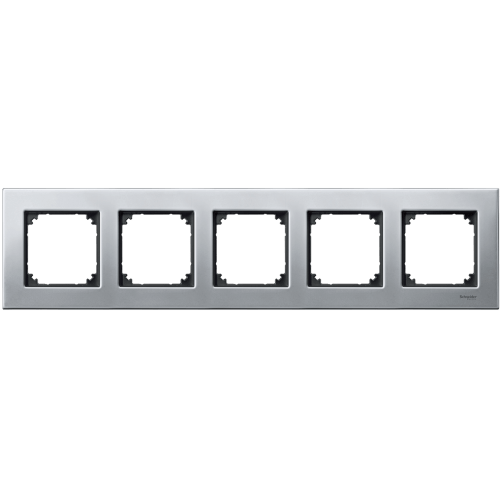 SCHNEIDER ELECTRIC MTN403560 РАМКА ПЕТОРНА МЕТАЛ ПЛАТИНА M-ELEGANCE MERTEN