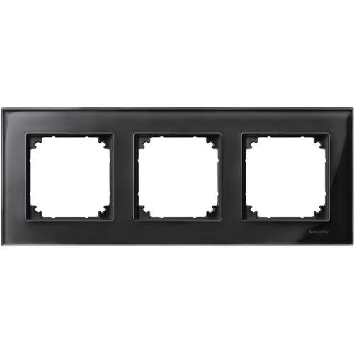 SCHNEIDER ELECTRIC MTN404303 РАМКА ТРОЙНА СТЪКЛО ОНИКС M-ELEGANCE GLASS MERTEN
