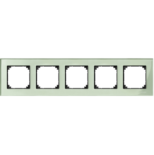 SCHNEIDER ELECTRIC MTN404504 РАМКА ПЕТОРНА СТЪКЛО ИЗУМРУД M-ELEGANCE GLASS MERTEN
