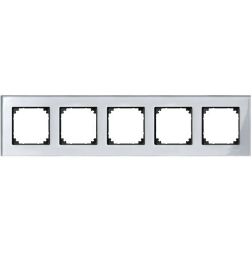 SCHNEIDER ELECTRIC MTN4050-3260 РАМКА ПЕТОРНА СТЪКЛО ДИАМАНТ M-ELEGANCE GLASS MERTEN