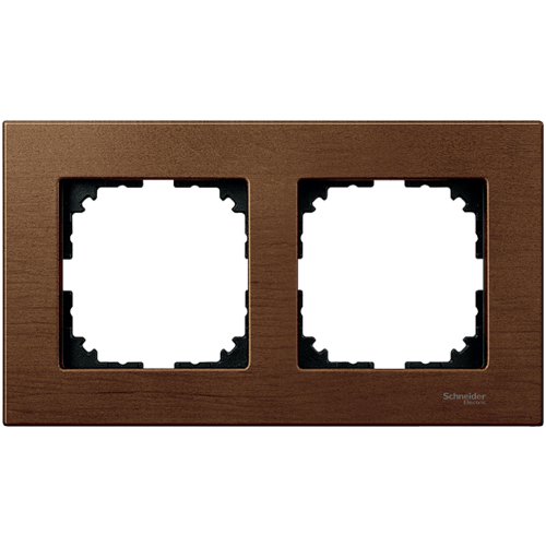 SCHNEIDER ELECTRIC MTN4052-3472 РАМКА ДВОЙНА ДЪРВО ЧЕРЕША M-ELEGANCE WOOD MERTEN
