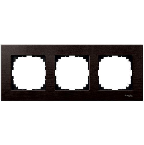SCHNEIDER ELECTRIC MTN4053-3471 РАМКА ТРОЙНА ДЪРВО ВЕНГЕ M-ELEGANCE WOOD MERTEN