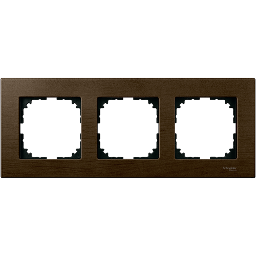 SCHNEIDER ELECTRIC MTN4053-3473 РАМКА ТРОЙНА ДЪРВО ОРЕХ M-ELEGANCE WOOD MERTEN