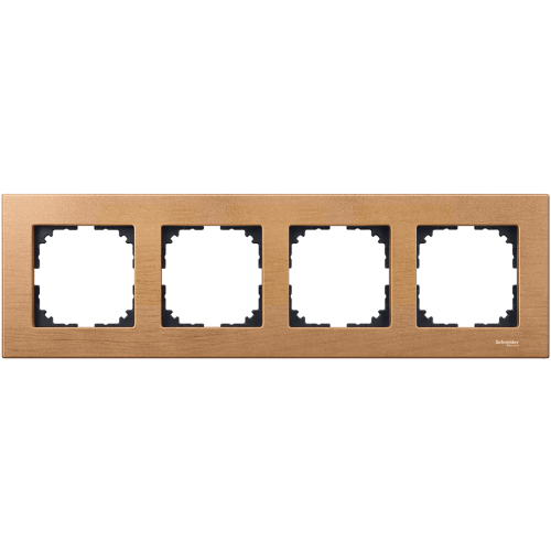 SCHNEIDER ELECTRIC MTN4054-3470 РАМКА ЧЕТВОРНА ДЪРВО БУК M-ELEGANCE WOOD MERTEN