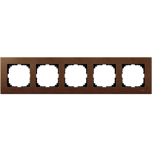 SCHNEIDER ELECTRIC MTN4055-3472 РАМКА ПЕТОРНА ДЪРВО ЧЕРЕША M-ELEGANCE WOOD MERTEN