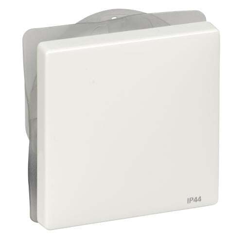 SCHNEIDER ELECTRIC MTN412019 ЛИЦЕВ ПАНЕЛ ЗА КЛЮЧ/БУТОН ПОЛЯРНО БЯЛ IP44 ARTEC И ANTIQUE ВЛАГОЗАЩИТЕН