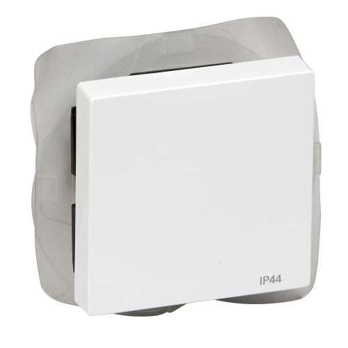 SCHNEIDER ELECTRIC MTN432025 ЛИЦЕВ ПАНЕЛ ЗА КЛЮЧ/БУТОН АКТИВНО БЯЛО IP44 SYSTEM M /АНТИБАКТЕРИАЛЕН/ ВЛАГОЗАЩИТЕН