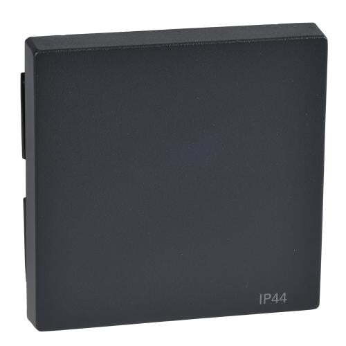 SCHNEIDER ELECTRIC MTN433014 ЛИЦЕВ ПАНЕЛ ЗА КЛЮЧ/БУТОН АНТРАЦИТ IP44 SYSTEM M ВЛАГОЗАЩИТЕН