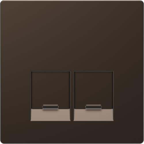 SCHNEIDER ELECTRIC MTN4572-6052 ЛИЦЕВ ПАНЕЛ ЗА 2XRJ45 МЕТАЛЕН МОКА SYSTEM DESIGN