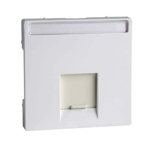 SCHNEIDER ELECTRIC MTN469825 ЛИЦЕВ ПАНЕЛ ЗА RJ45 АКТИВНО БЯЛО SYSTEM M /АНТИБАКТЕРИАЛЕН/