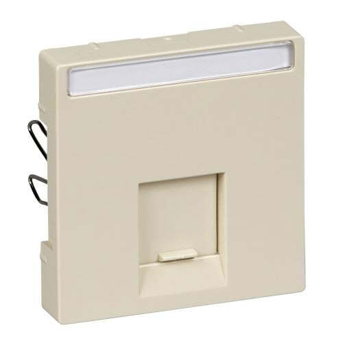 SCHNEIDER ELECTRIC MTN469844 ЛИЦЕВ ПАНЕЛ ЗА RJ45 КРЕМА SYSTEM M