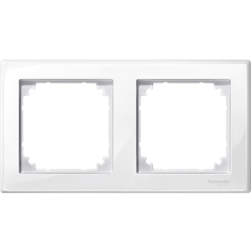 SCHNEIDER ELECTRIC MTN478225 РАМКА ДВОЙНА АКТИВНО БЯЛO M-SMART