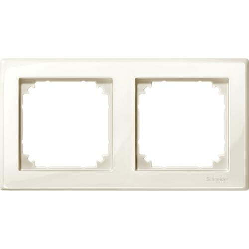 SCHNEIDER ELECTRIC MTN478244 РАМКА ДВОЙНА КРЕМА M-SMART