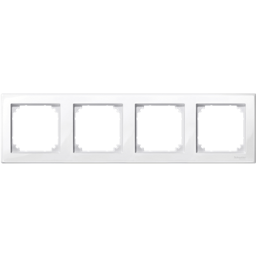 SCHNEIDER ELECTRIC MTN478425 РАМКА ЧЕТВОРНА АКТИВНО БЯЛO M-SMART