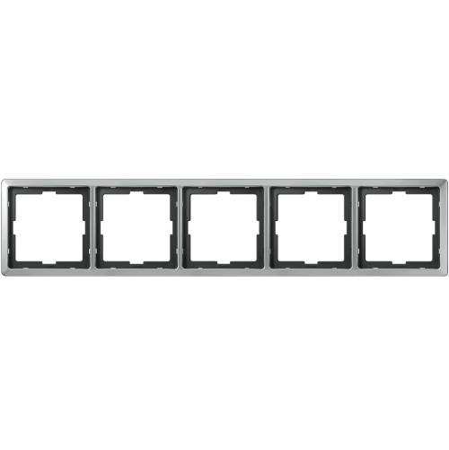 SCHNEIDER ELECTRIC MTN481546 РАМКА ПЕТОРНА НЕРЪЖДАЕМА СТОМАНА ARTEC MERTEN