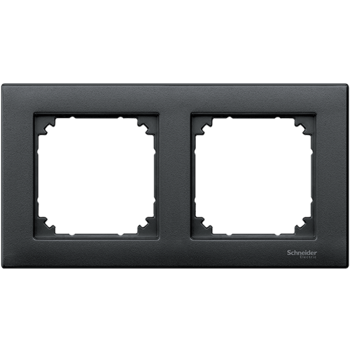 SCHNEIDER ELECTRIC MTN486214 РАМКА ДВОЙНА АНТРАЦИТ M-PLAN MERTEN