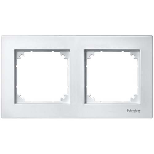 SCHNEIDER ELECTRIC MTN515225 РАМКА ДВОЙНА АКТИВНО БЯЛА M-PLAN MERTEN