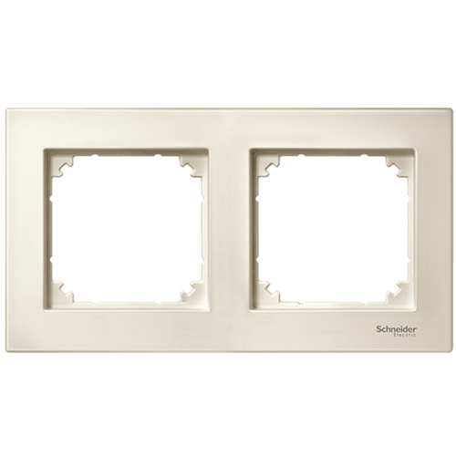 SCHNEIDER ELECTRIC MTN515244 РАМКА ДВОЙНА КРЕМА M-PLAN MERTEN