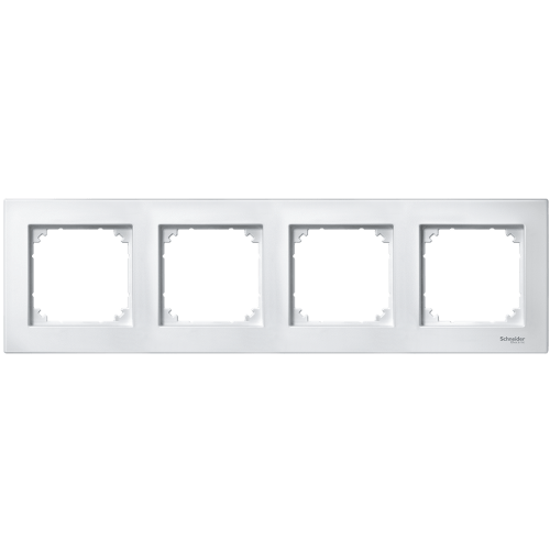 SCHNEIDER ELECTRIC MTN515425 РАМКА ЧЕТВОРНА АКТИВНО БЯЛА M-PLAN MERTEN