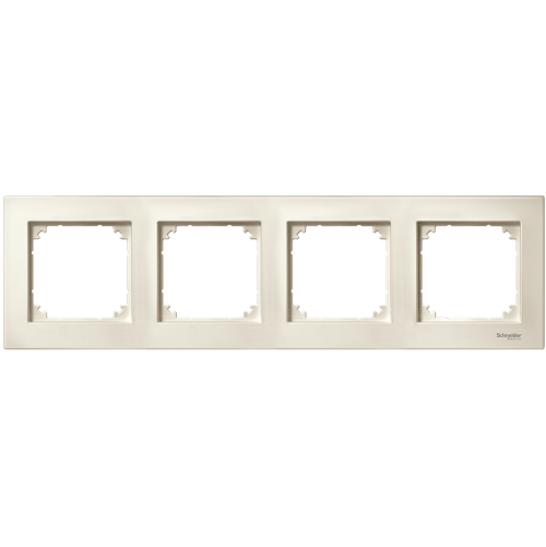 SCHNEIDER ELECTRIC MTN515444 РАМКА ЧЕТВОРНА КРЕМА M-PLAN MERTEN