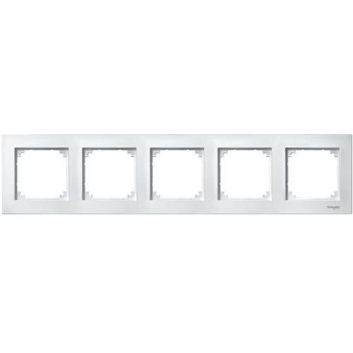 SCHNEIDER ELECTRIC MTN515525 РАМКА ПЕТОРНА АКТИВНО БЯЛА M-PLAN MERTEN