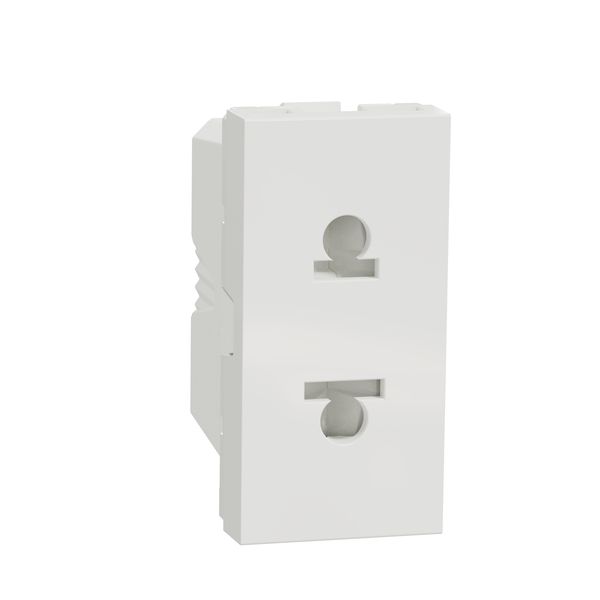 SCHNEIDER ELECTRIC NEW UNICA КОНТАКТ ЕВРОАМЕРИКАНСКИ СТАНДАРТ, 1 МОДУЛ