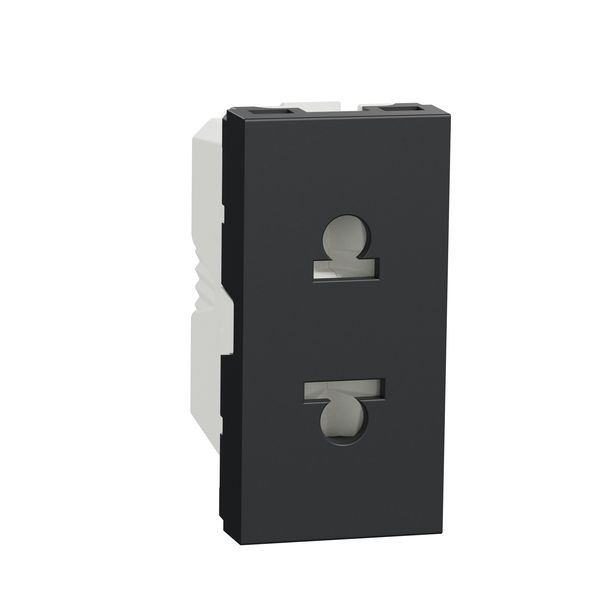 SCHNEIDER ELECTRIC NEW UNICA КОНТАКТ ЕВРОАМЕРИКАНСКИ СТАНДАРТ, 1 МОДУЛ