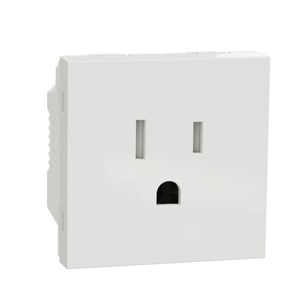 SCHNEIDER ELECTRIC NEW UNICA КОНТАКТ АМЕРИКАНСКИ СТАНДАРТ 15A, 2 МОДУЛА