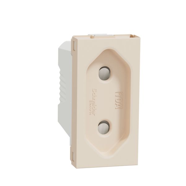 SCHNEIDER ELECTRIC NEW UNICA КОНТАКТ ЕВРОПЕЙСКИ СТАНДАРТ 2P 10A, 1 МОДУЛ