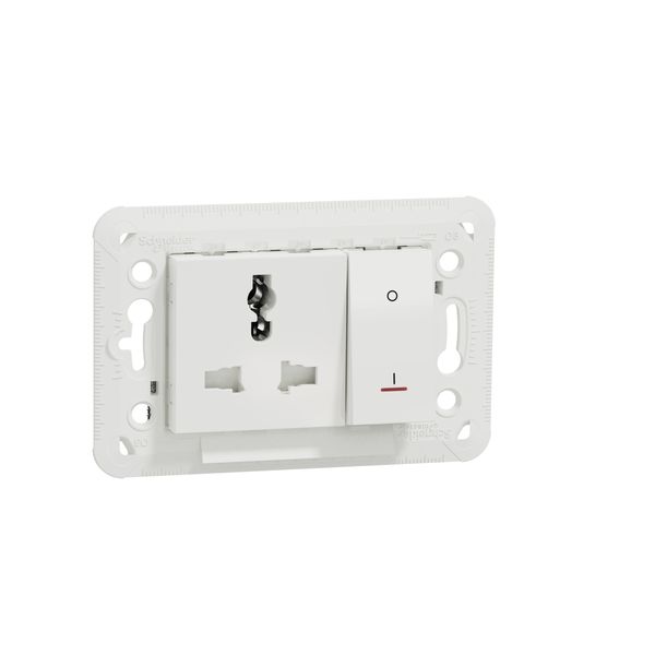 SCHNEIDER ELECTRIC NEW UNICA КОНТАКТ МУЛТИСТАНДАРТ, 2 МОДУЛА