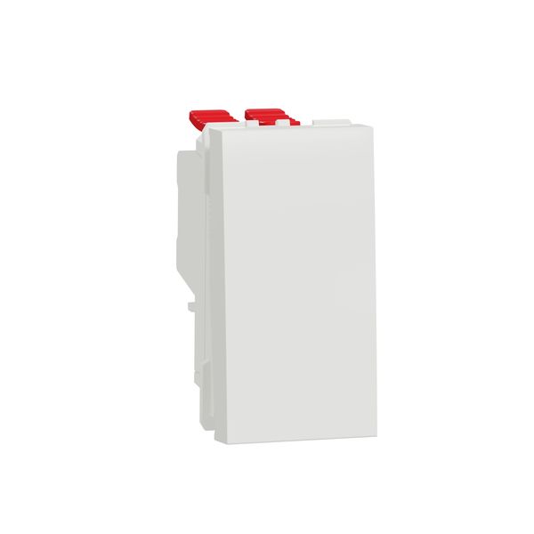 SCHNEIDER ELECTRIC NEW UNICA КРЪСТАТ КЛЮЧ 10А, 1 МОДУЛ, БЯЛ