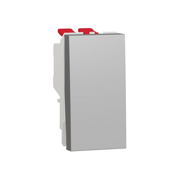SCHNEIDER ELECTRIC NEW UNICA КРЪСТАТ КЛЮЧ 10А, 1 МОДУЛ, АЛУМИНИЙ