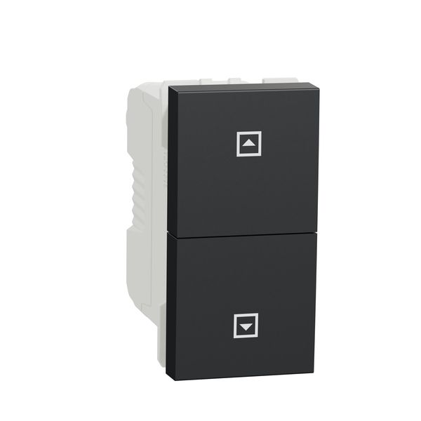 SCHNEIDER ELECTRIC NEW UNICA БУТОН ЗА ЩОРИ 10А, 1 МОДУЛ