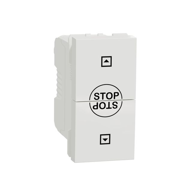 SCHNEIDER ELECTRIC NEW UNICA КЛЮЧ ЗА ЩОРИ, 10А, 1 МОДУЛ, БЯЛ