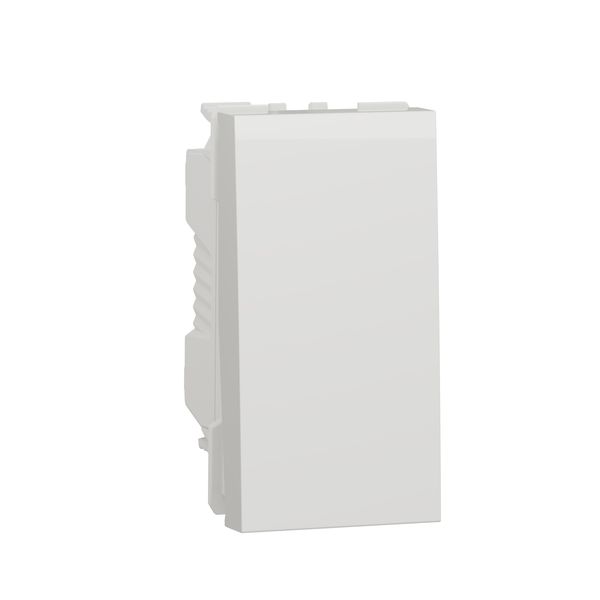 SCHNEIDER ELECTRIC NEW UNICA БУТОН НО / НЗ 10 А, 1 МОДУЛ, БЯЛ