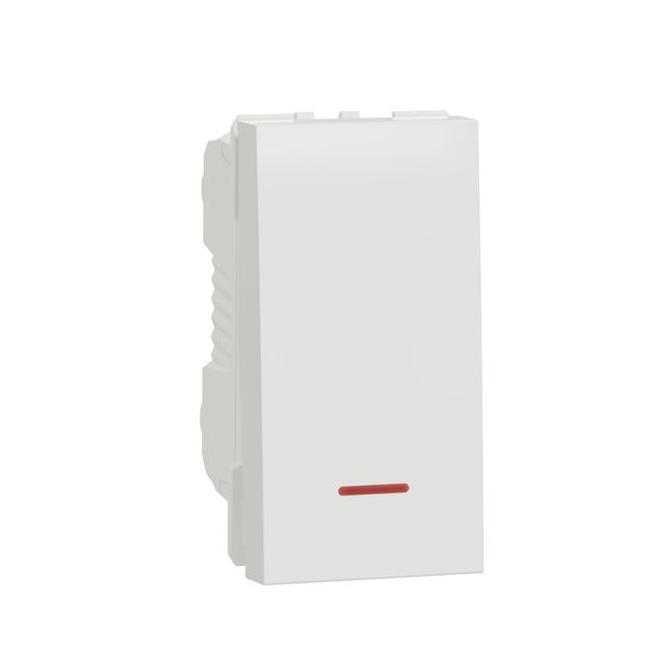 SCHNEIDER ELECTRIC NEW UNICA ЕДНОПОЛЮСЕН КЛЮЧ С ИНДИКАТОРНА ЛАМПА 16А 1 МОДУЛ