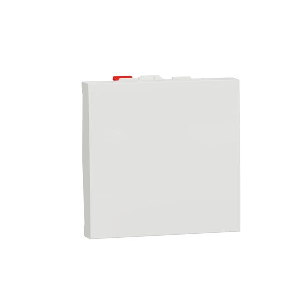 SCHNEIDER ELECTRIC NEW UNICA ДЕВИАТОРЕН КЛЮЧ 10А, 2 МОДУЛА, АНТИБАКТ., БЯЛ