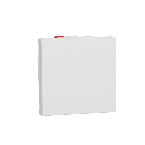 SCHNEIDER ELECTRIC NEW UNICA БУТОН 10 А, ДВУМОДУЛЕН, БЯЛ