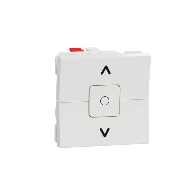 SCHNEIDER ELECTRIC NEW UNICA КЛЮЧ ЗА ЩОРИ 6А, ДВУМОДУЛЕН, БЯЛ