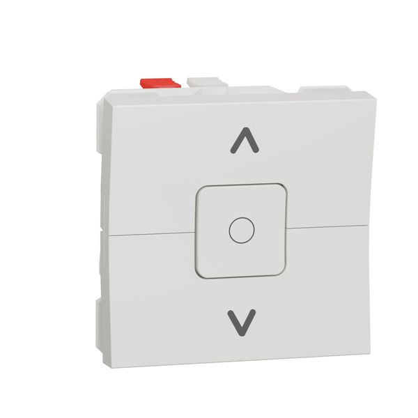 SCHNEIDER ELECTRIC NEW UNICA КЛЮЧ ЗА ЩОРИ 6А, ДВУМОДУЛЕН, АНТИБАКТ., БЯЛ