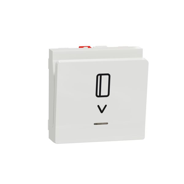 SCHNEIDER ELECTRIC NEW UNICA КЛЮЧ-КАРТА 10А, 2 МОДУЛА, БЯЛ