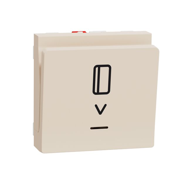 SCHNEIDER ELECTRIC NEW UNICA КЛЮЧ КАРТА NO/NC 10А, 2 МОДУЛА