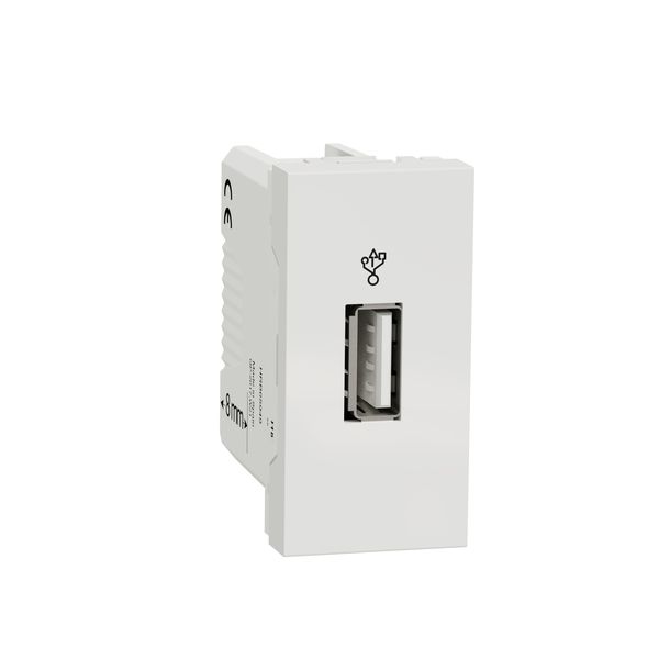 SCHNEIDER ELECTRIC NEW UNICA USB КОНЕКТОР 3.0, БЯЛ
