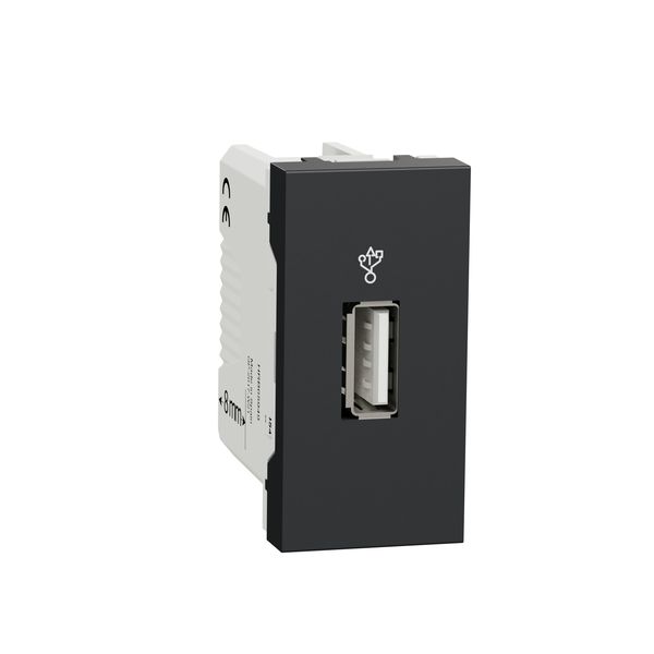 SCHNEIDER ELECTRIC NEW UNICA USB КОНЕКТОР 3.0, АНТРАЦИТ