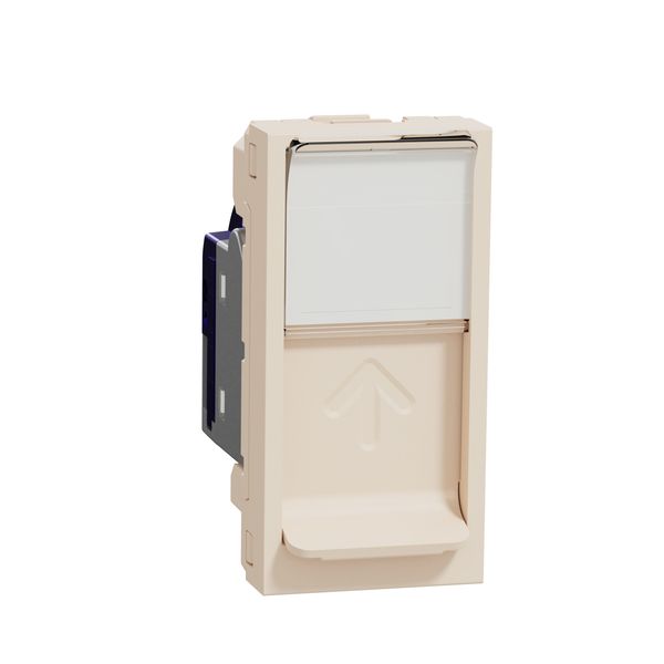 SCHNEIDER ELECTRIC NEW UNICA ЕДИНИЧНА РОЗЕТКА RJ45 CAT 6A FTP 1 МОДУЛ