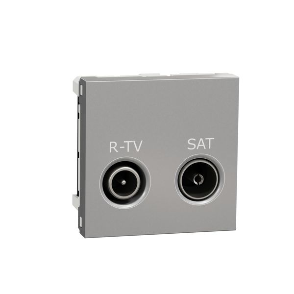 SCHNEIDER ELECTRIC NEW UNICA РОЗЕТКА R-TV SAT, 2 МОДУЛА