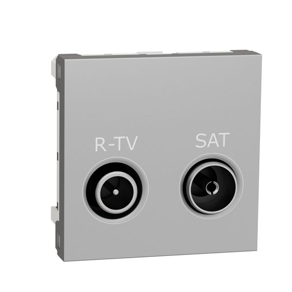 SCHNEIDER ELECTRIC NEW UNICA РОЗЕТКА R-TV SAT, 2 МОДУЛА