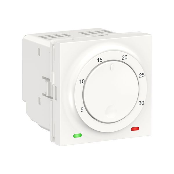 SCHNEIDER ELECTRIC NEW UNICA СТАЕН ТЕРМОСТАТ 8А, БЯЛ