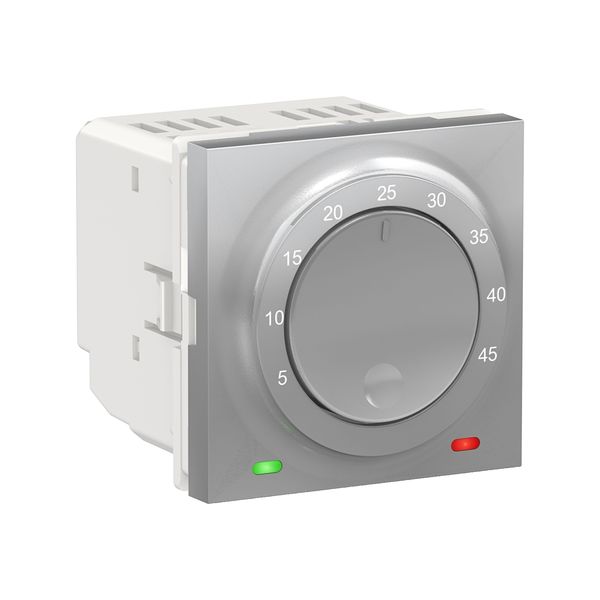 SCHNEIDER ELECTRIC NEW UNICA ПОДОВ ТЕРМОСТАТ 8А, АЛУМИНИЙ